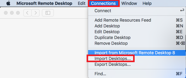 microsoft remote desktop for mac support